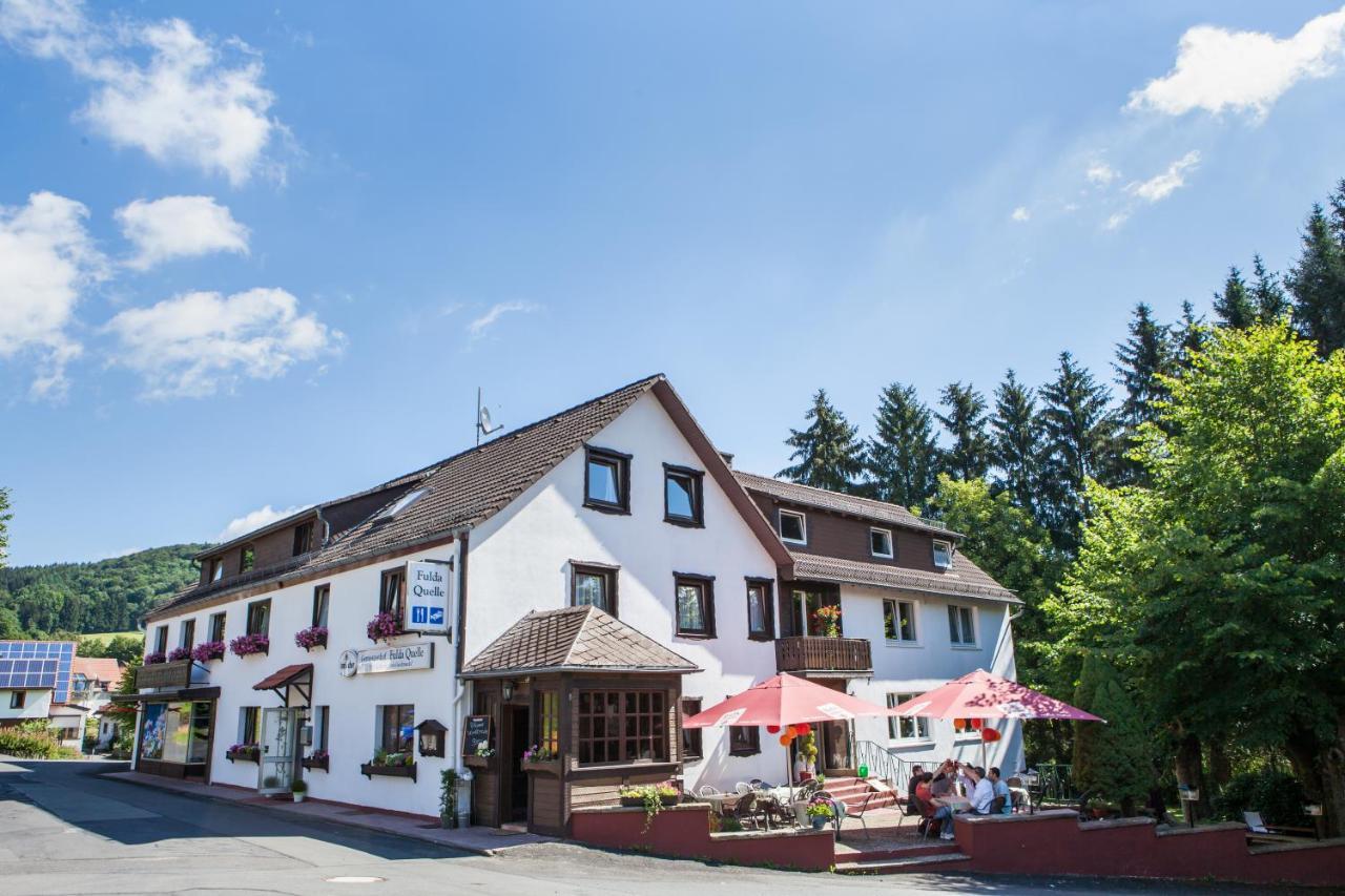 Hotel Berghof Wasserkuppe & Gaestehaus Fuldaquelle Gersfeld Kültér fotó